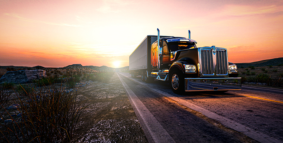 full truckload shipment on road